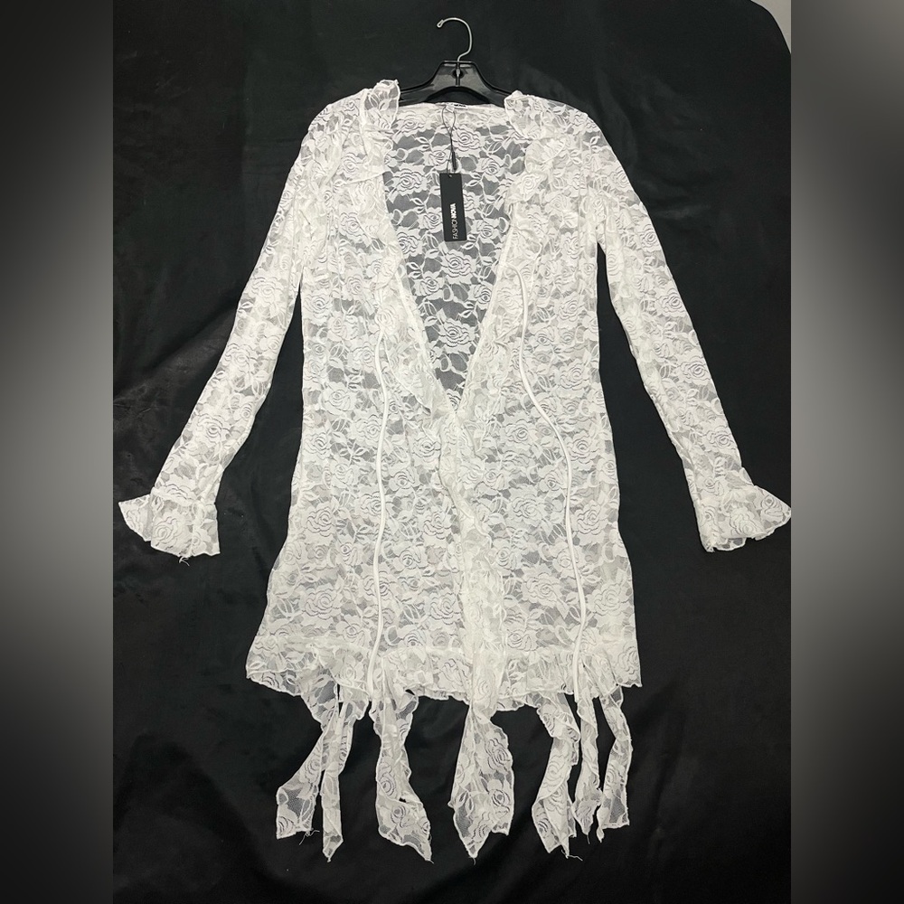 BRAND NEW With TAGS: Mollie Lace Mini Dress-White 1X